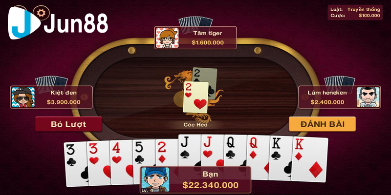 Tổng hợp lá bài giúp người chơi chặt heo đỏ 