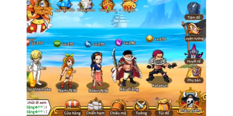 Bí quyết chơi hải tặc đại chiến hiệu quả của cao thủ