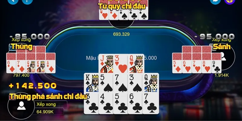 Bí quyết xếp bài Mậu Binh chuẩn giúp tăng tỷ lệ thắng