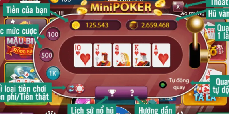 Cách triển khai chiến thuật Mini Poker đạt kết quả tốt