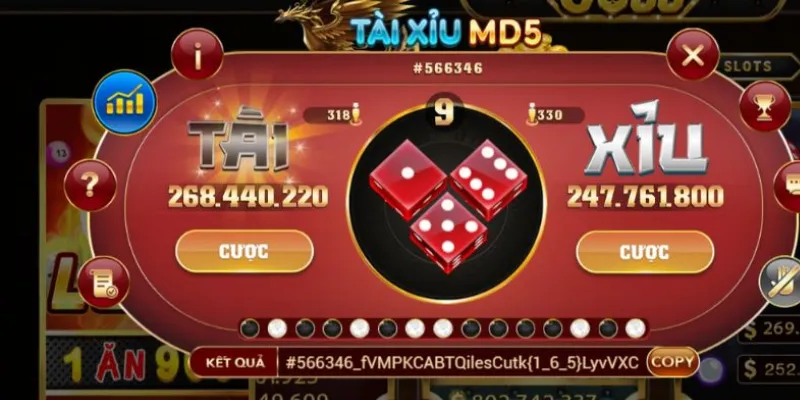 Các quy định đầy đủ trong trò chơi Tài Xỉu MD5