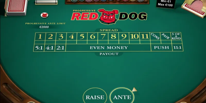 Luật chơi cơ bản của trò Red Dog