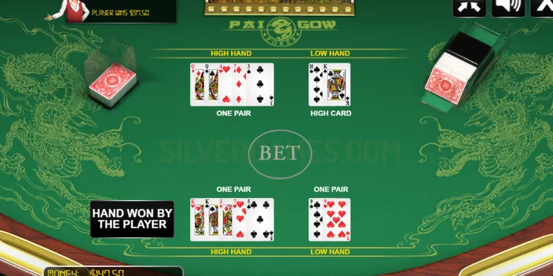 Phương pháp sắp xếp bài tối ưu trong Pai Gow Poker